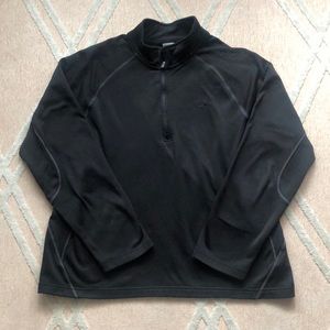 Champion Half-Zip Fleece Black Pullover